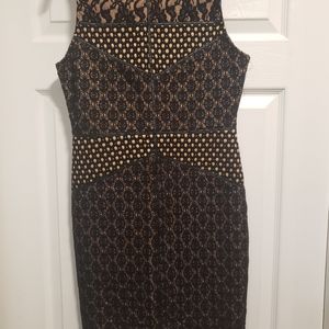 Black cocktail sleeveless dress